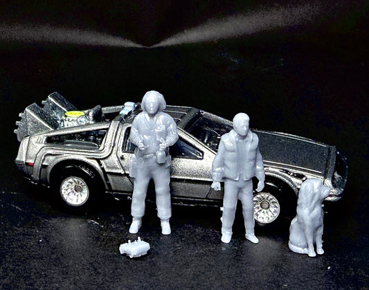 1/64 scale back to the future figures