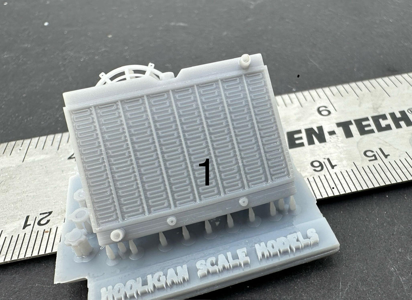 1/24 1/25 Big Block Radiators 3d printed