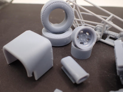 1/25 Front Engine Dragster 3D printed kit