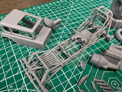 Hot Rod Mud Dragster 1/25