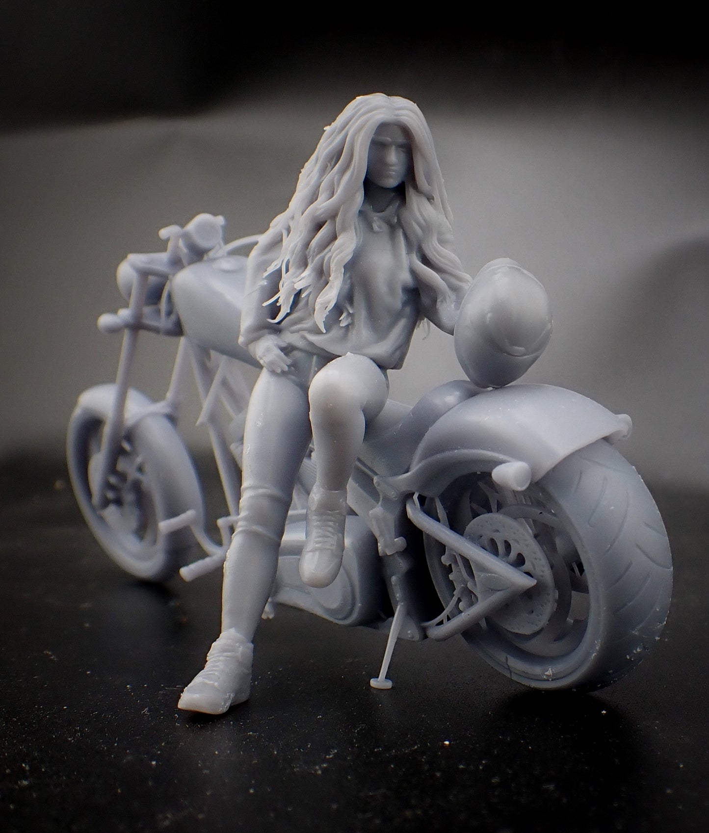 biker girl ... BIKE NOT INCLUDED