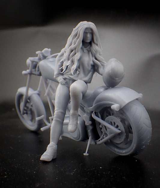 biker girl ... BIKE NOT INCLUDED