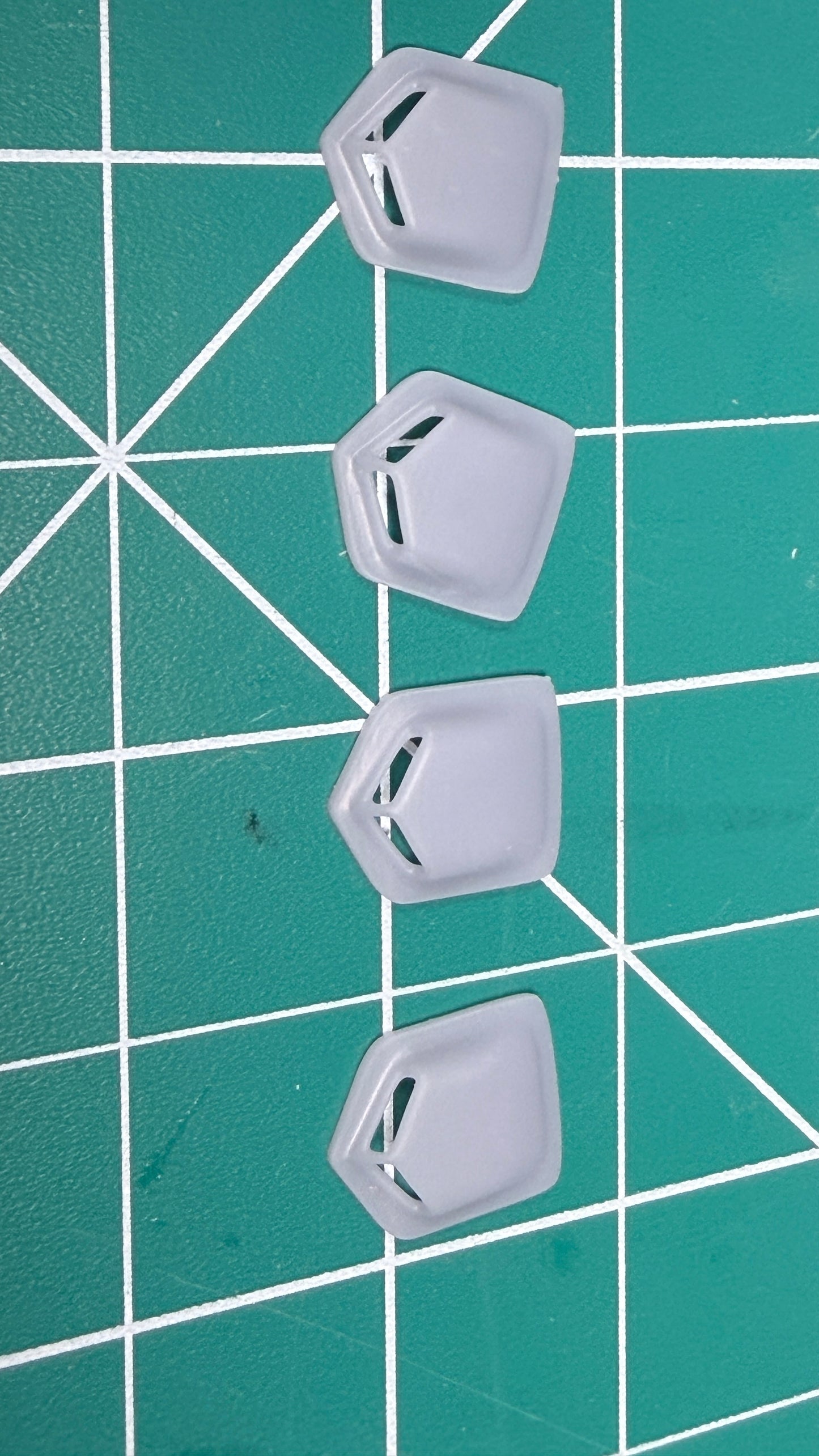 1/64 Mopar Shaker hoods set of four