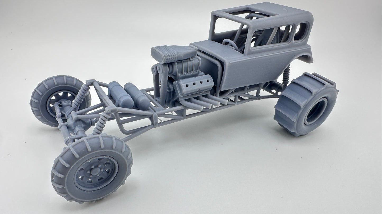 Hot Rod Mud Dragster 1/25