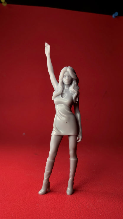 60s style dragstrip backup girl number one