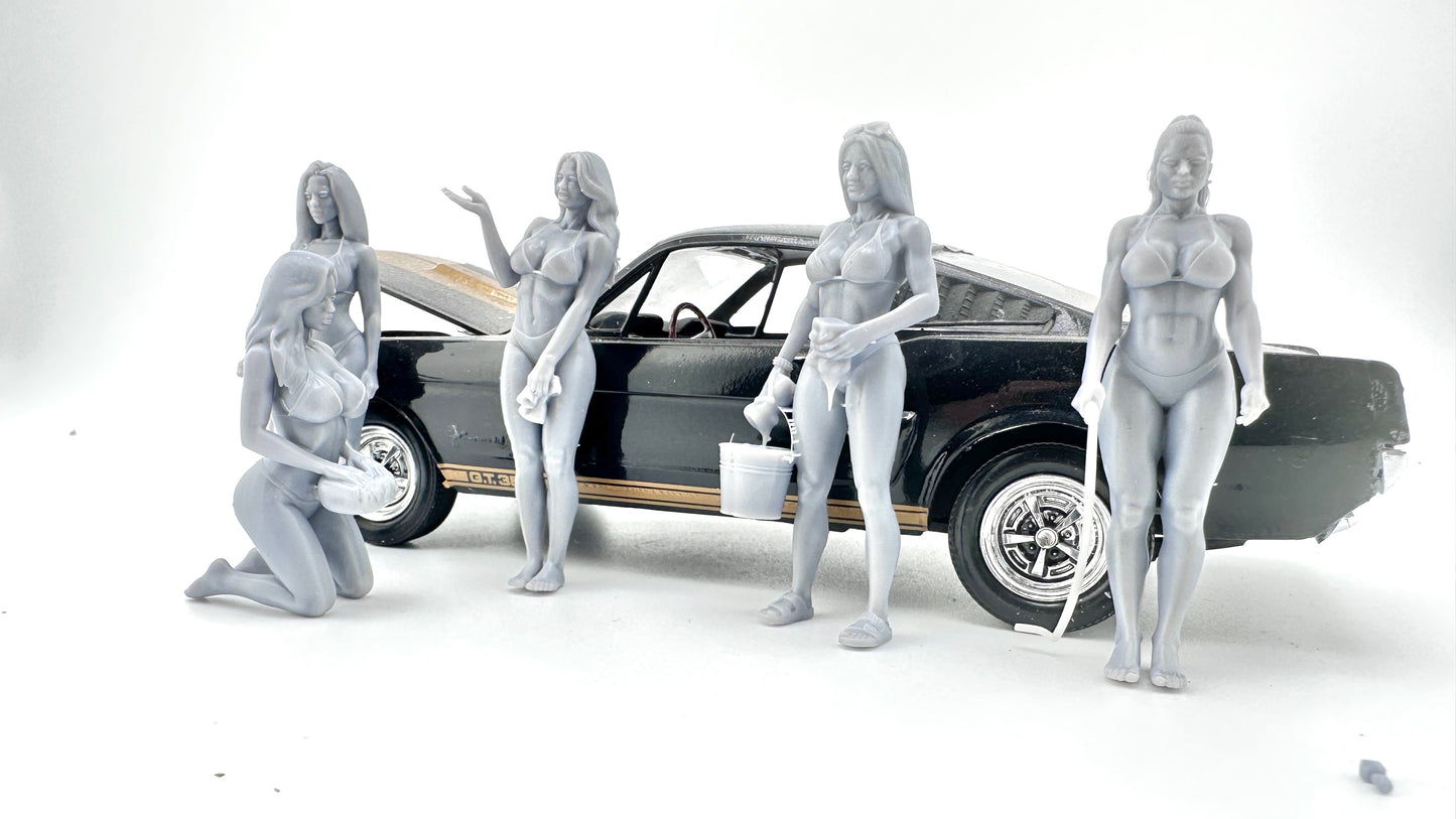 Car Wash Girls set 2