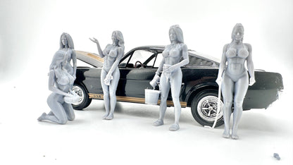 Car Wash Girls set 2