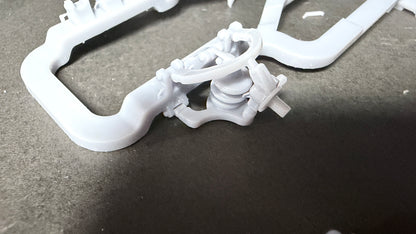 Bagged low profile frame