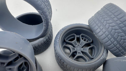 1/12 scale, HHR wheels and tires