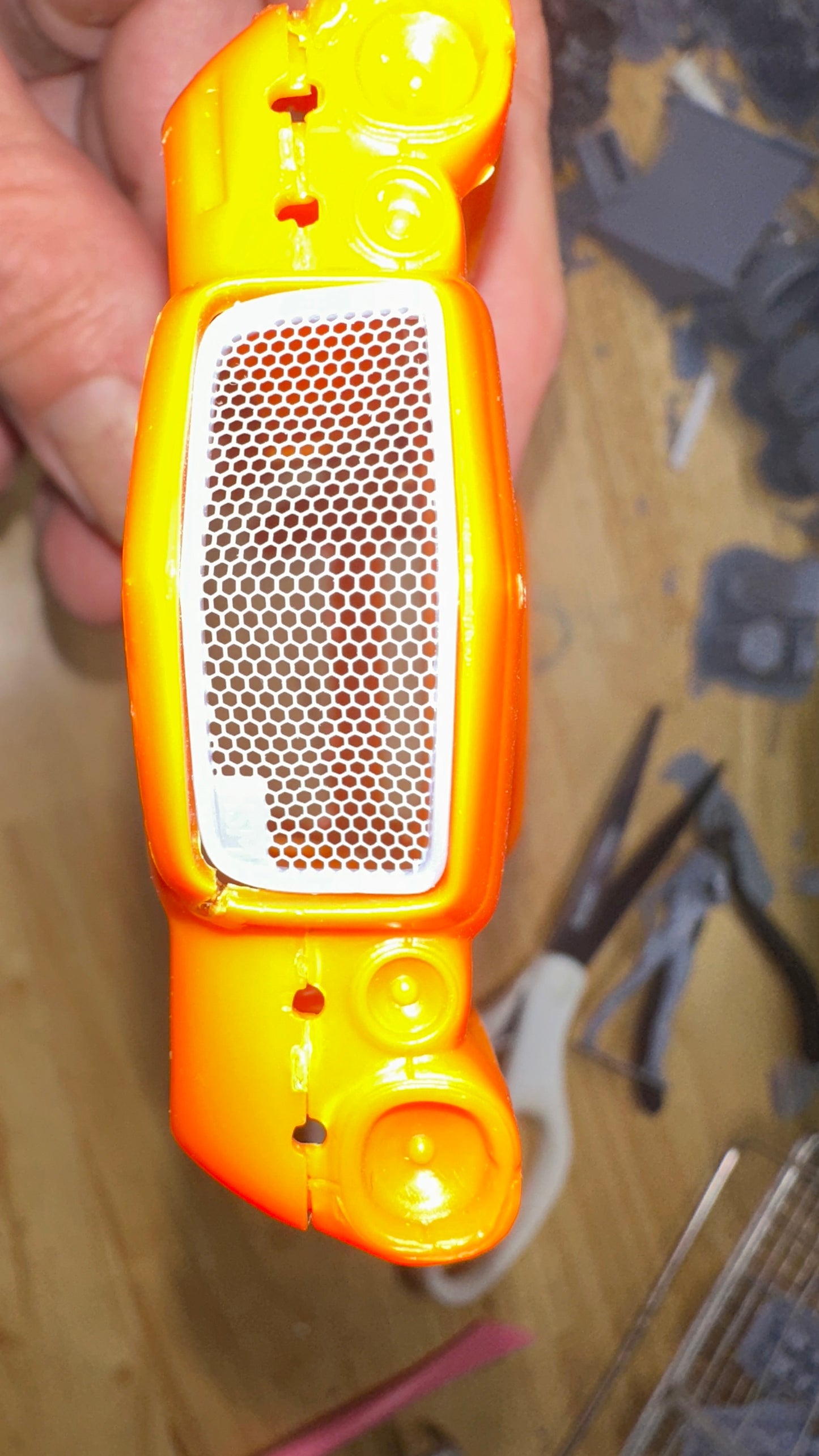 70 1/2 Camaro Honeycomb grill for AMT kit 1:25