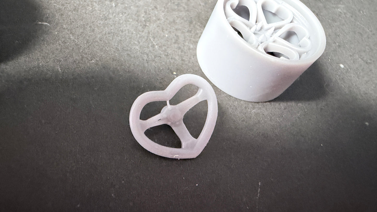 Heart Wheels, exhaust tips and steering wheel