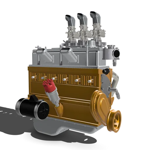 235 Inline 6 Drag motor