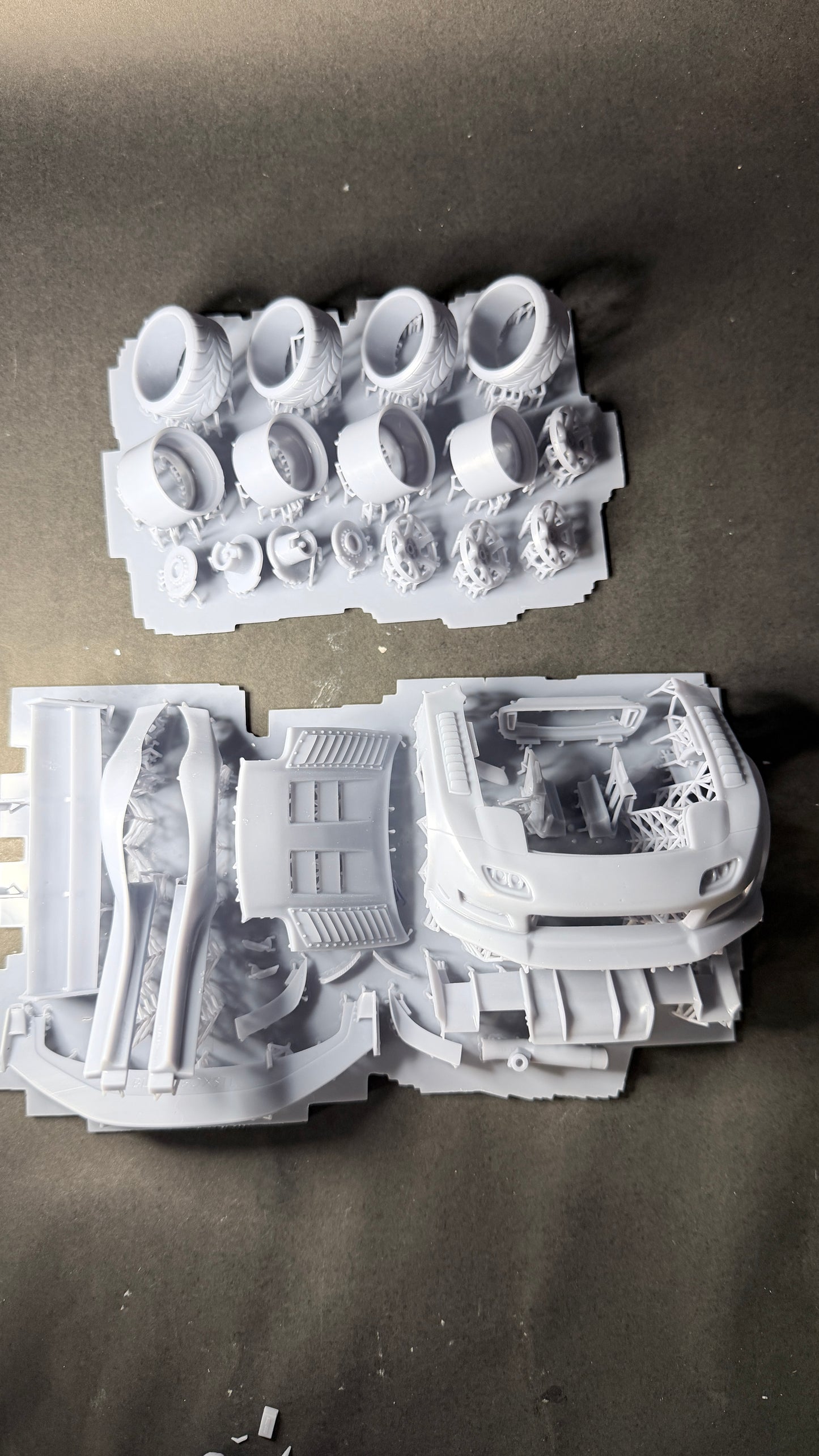 Time attack bodykit for Tamiya 1-24 Rx7