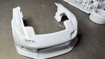 Time attack bodykit for Tamiya 1-24 Rx7