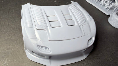 Time attack bodykit for Tamiya 1-24 Rx7