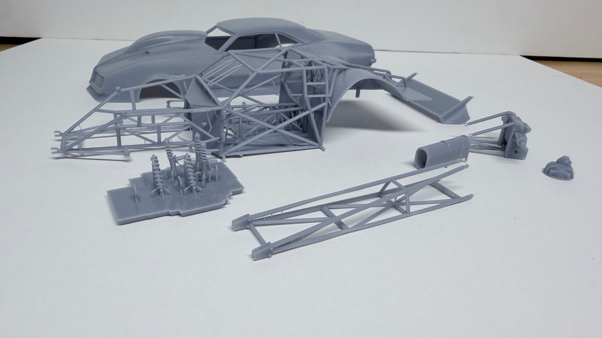 1968 Firebird and Chassis Pro Mod 1/25