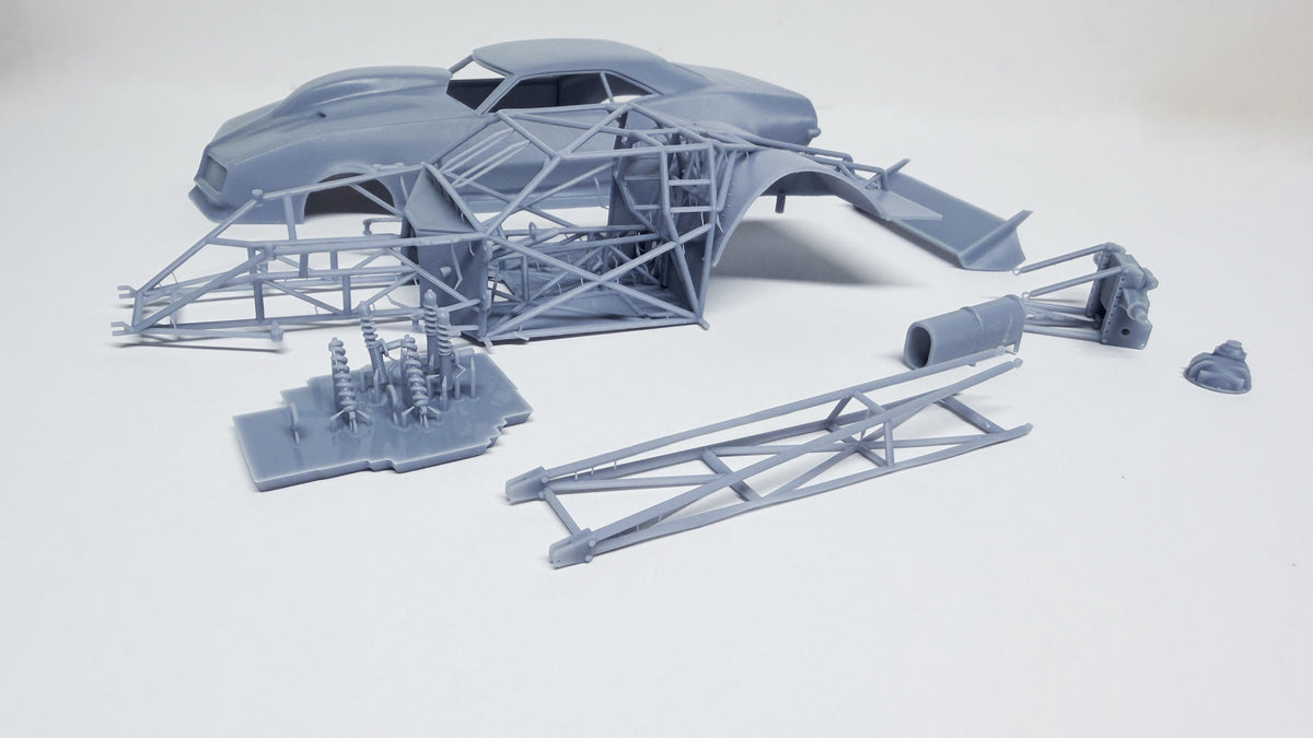 1968 Firebird and Chassis Pro Mod 1/25