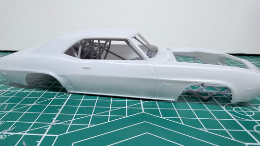 1969 Camaro double frame rail outlaw drag racing 1/25 scale