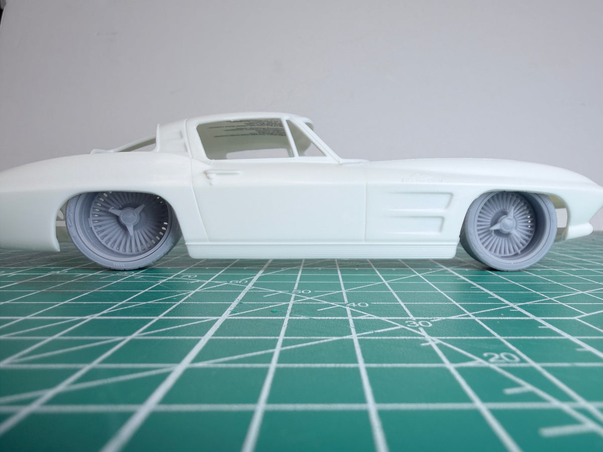 63-67 C2 Corvette Restomod knockoffs 22 back 20 front