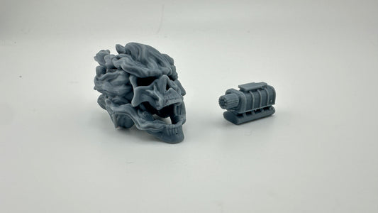 Flaming Skull Scoop and Blower