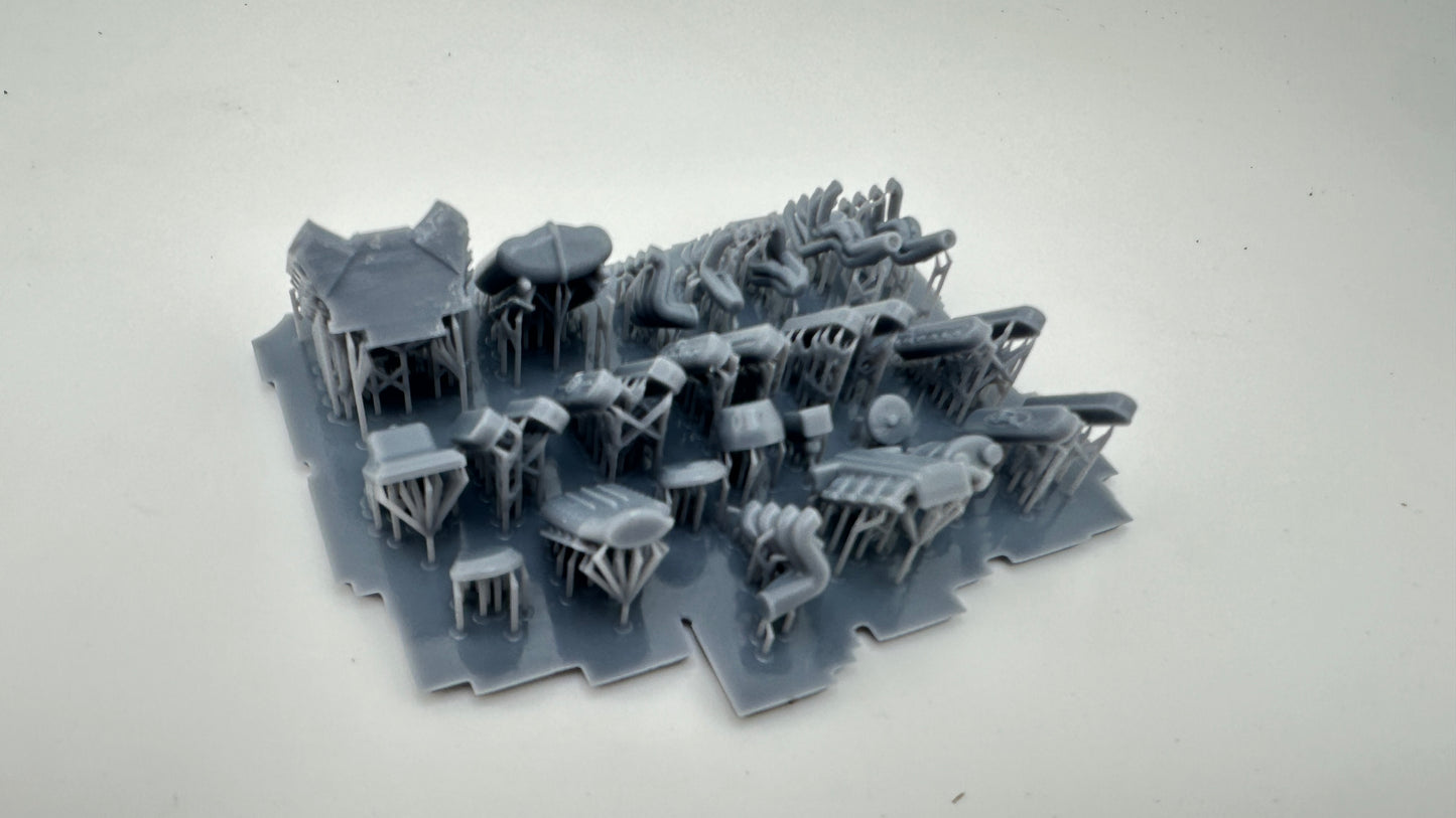 Billet LSX Show Engine with Transmission