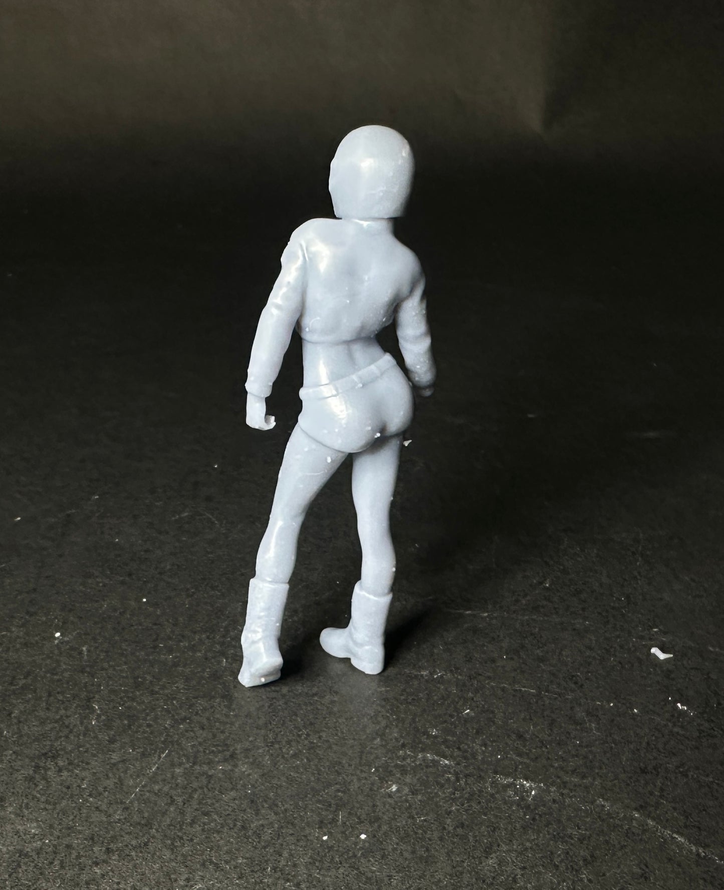 standing Motorcycle girl