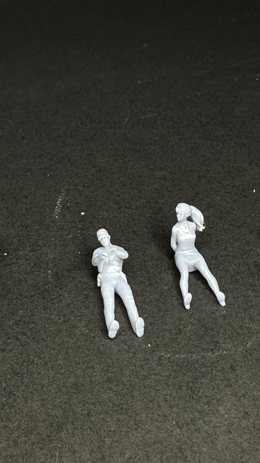 1/64 motorcycle cop giving ticket