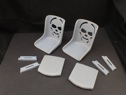 1/8 Scale Skull Hot Rod Seats