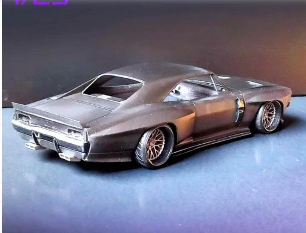 1968 Charger Bodykit 1/25 3d printed