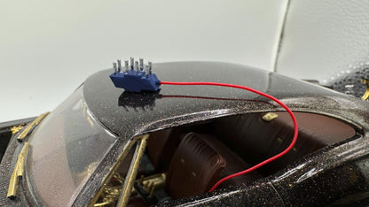 Chevy 8 switch box 1/25 with wire 3d printed