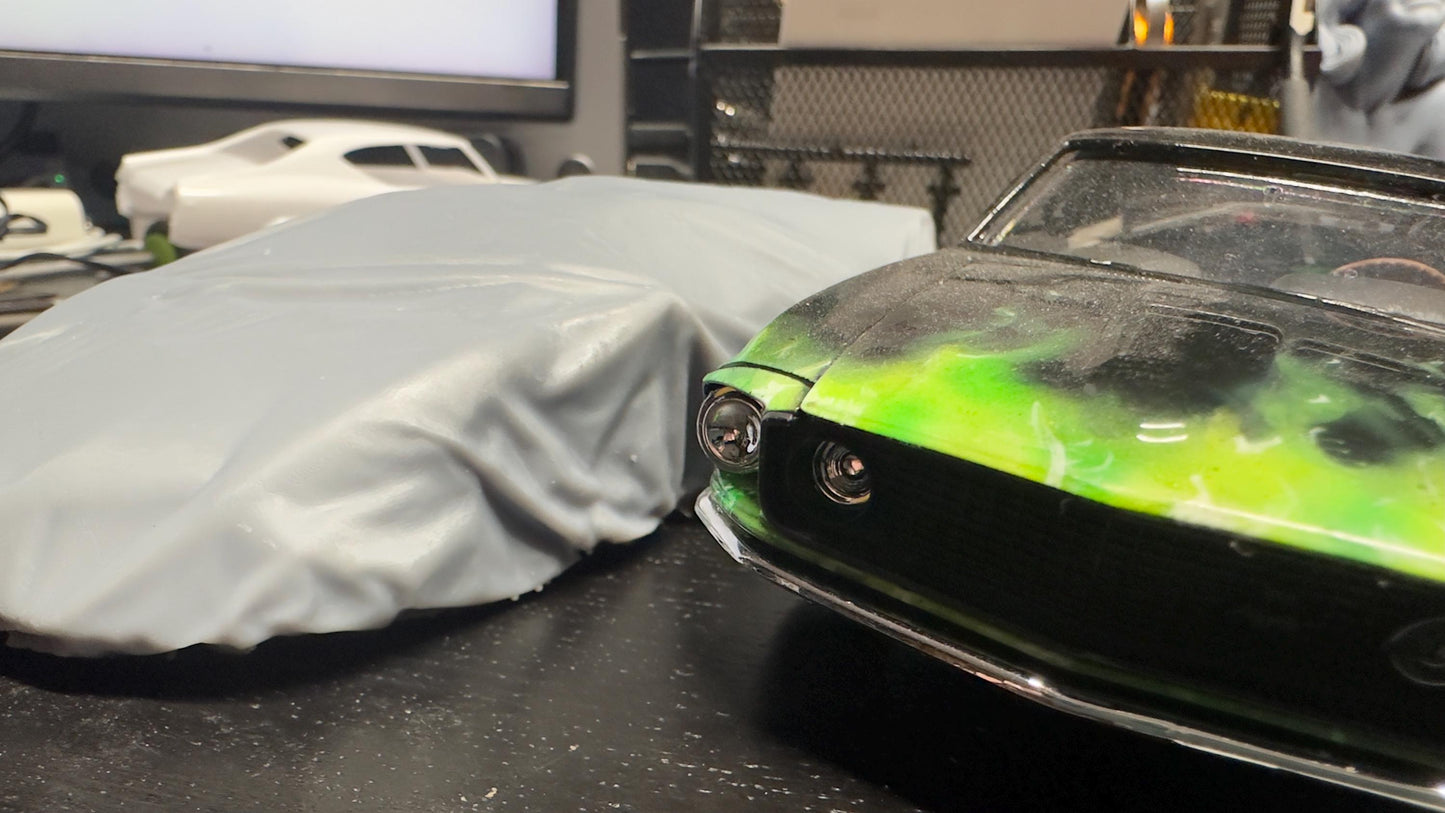 1/25 scale, Lamborghini under car cover