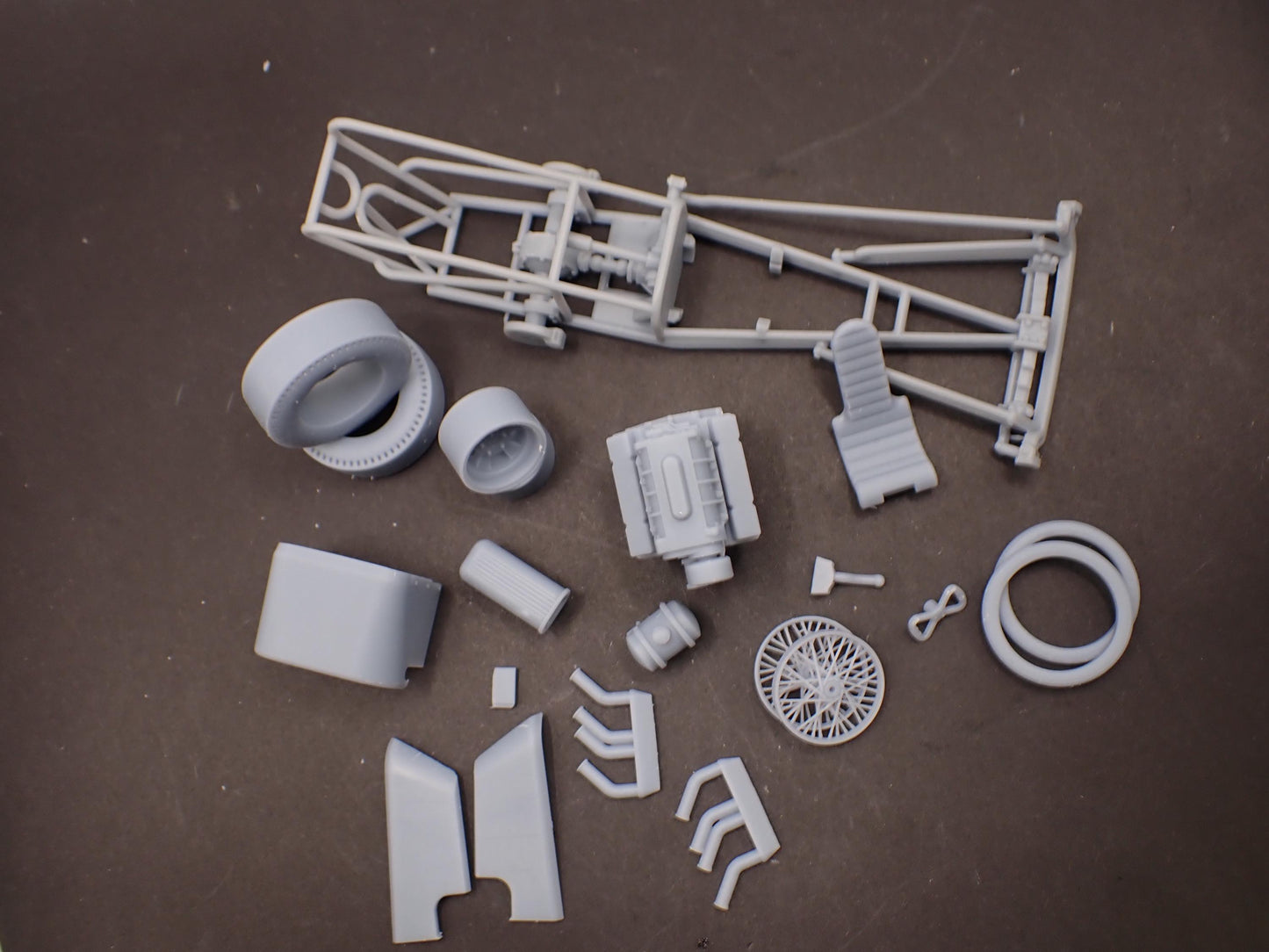 1/25 Front Engine Dragster 3D printed kit