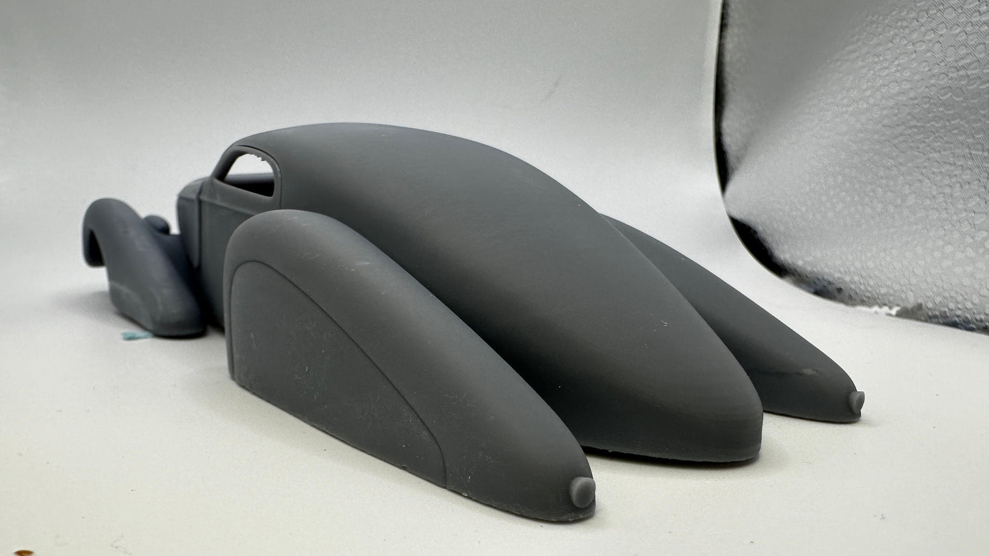 1/25 scale, fully custom Cadillac body and hood