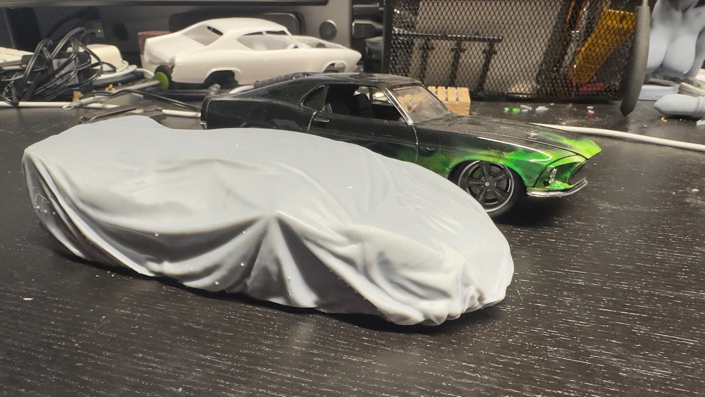 1/25 scale, Lamborghini under car cover