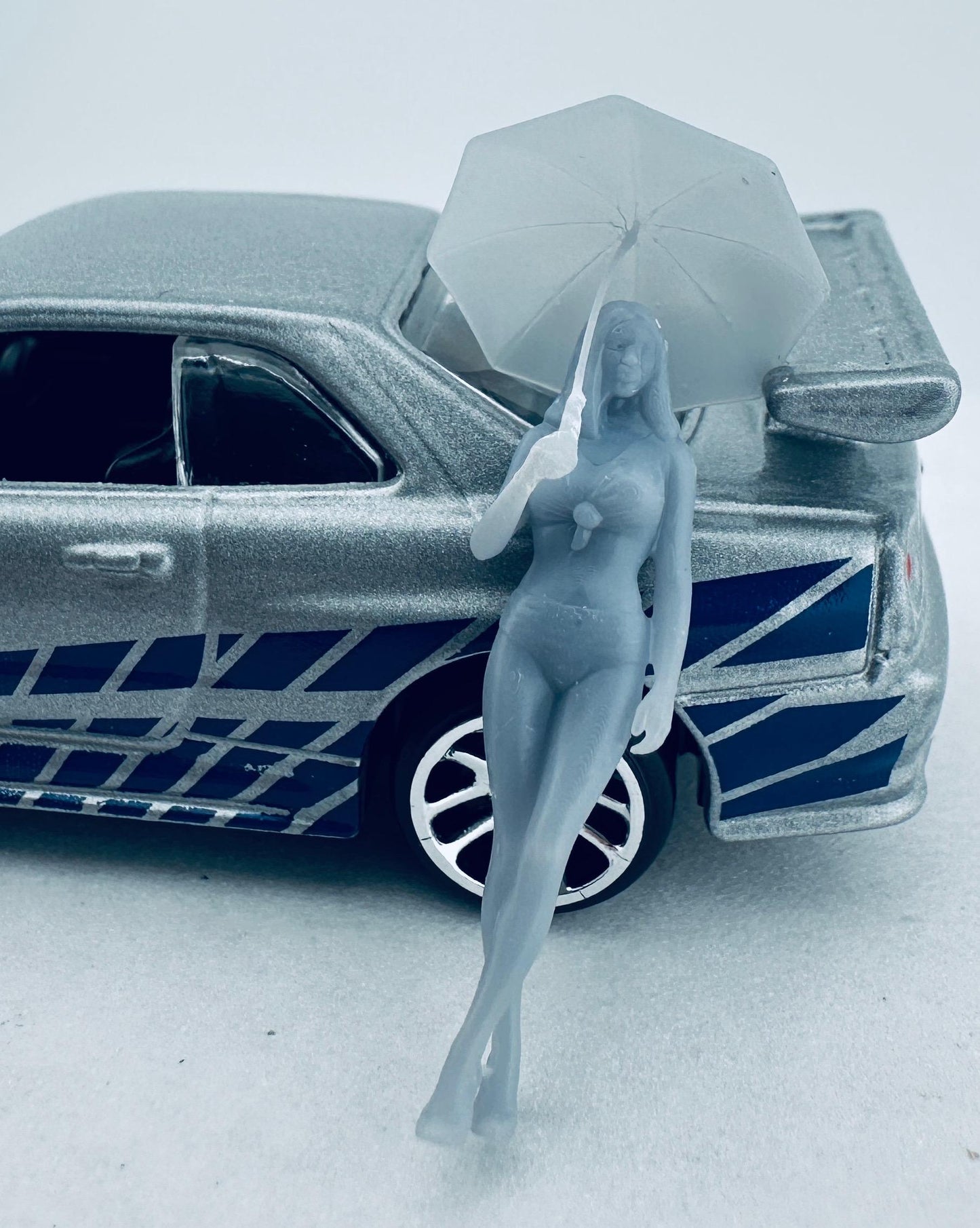 1/64 scale Pit girls 3-D printed does not include the car