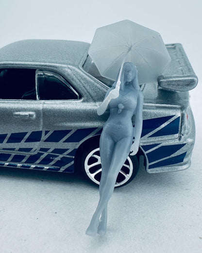 1/64 scale Pit girls 3-D printed does not include the car