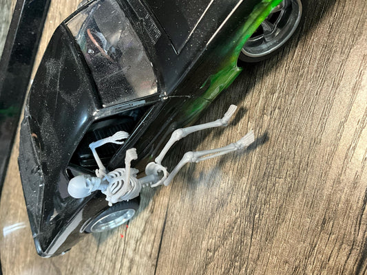 3D printed Skeleton driver model car