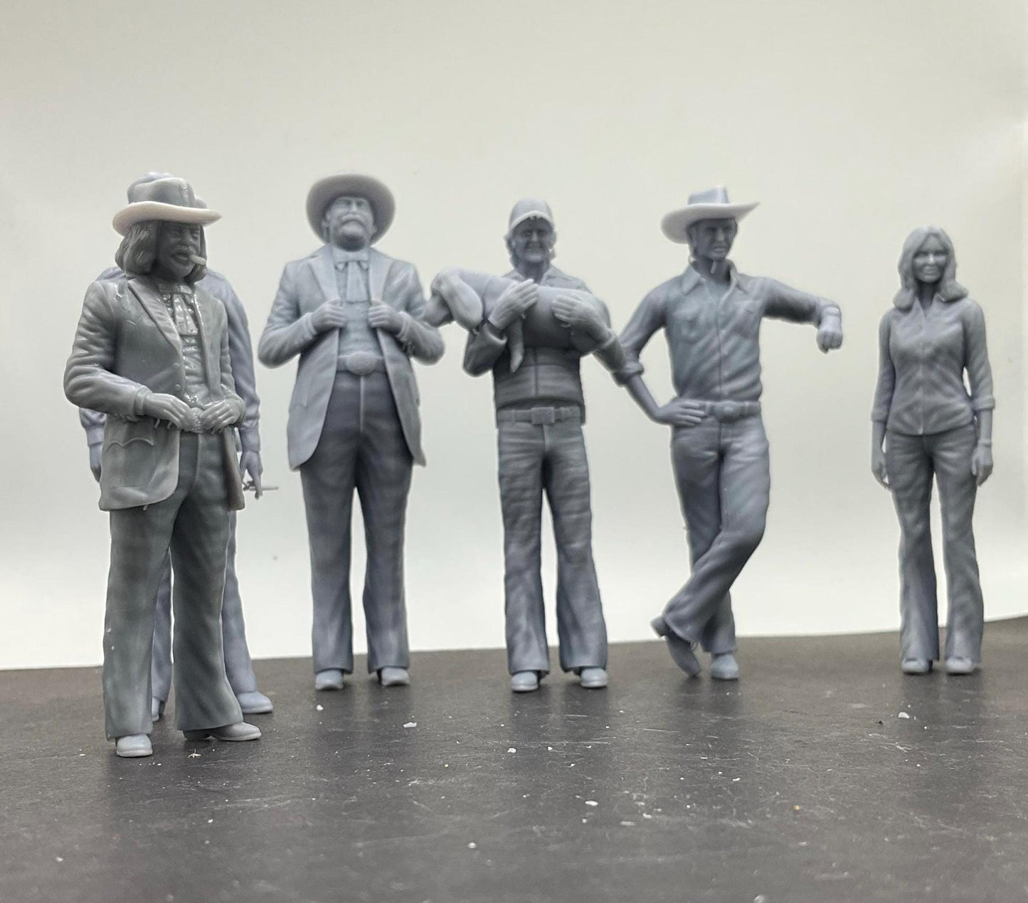 1:18 Smokey And The Bandit figures includes JR 3d printed