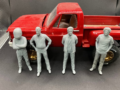 Top gear presenters 1/25 scale. Perfect for your diorama.