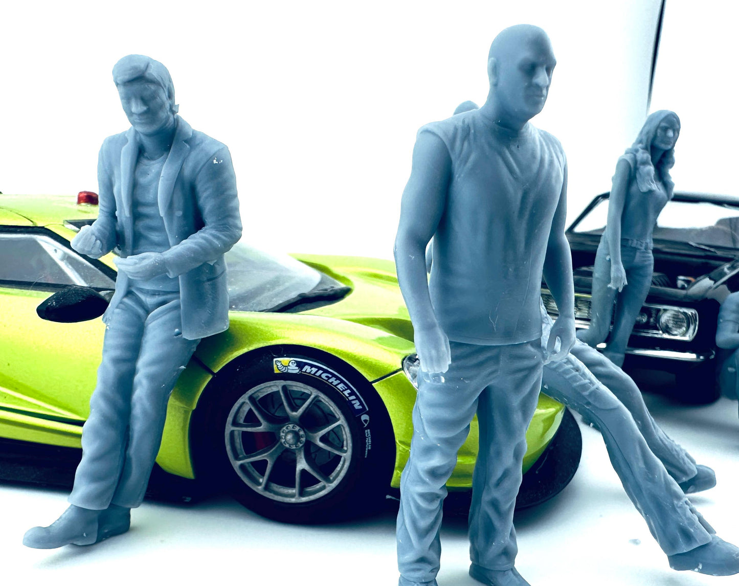 set of 10 F&F characters 3d printed