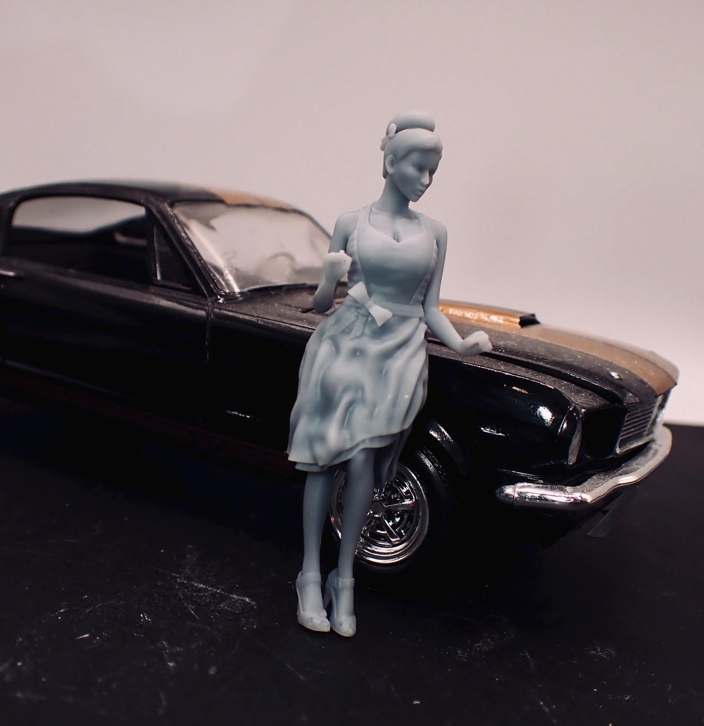 Rockabilly couple for model cars