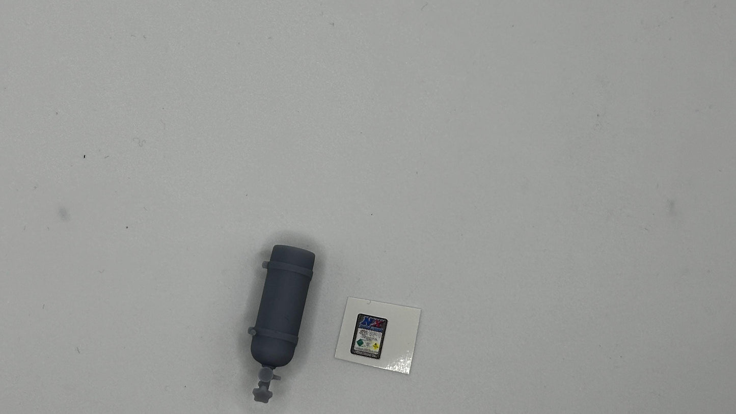 1/25 scale  N/x bottle with attached bracket and decal