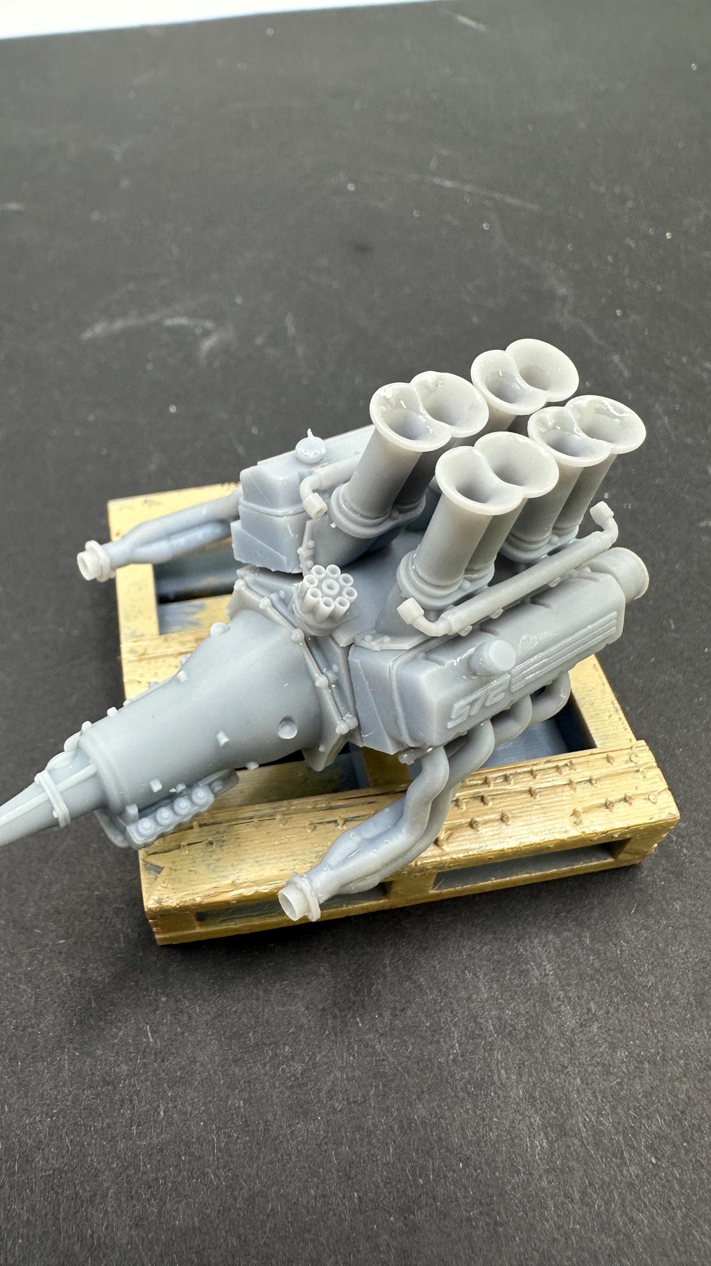 3d printed 572 with webber and velocity stacks