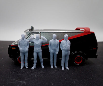 1/64 A Team Figures