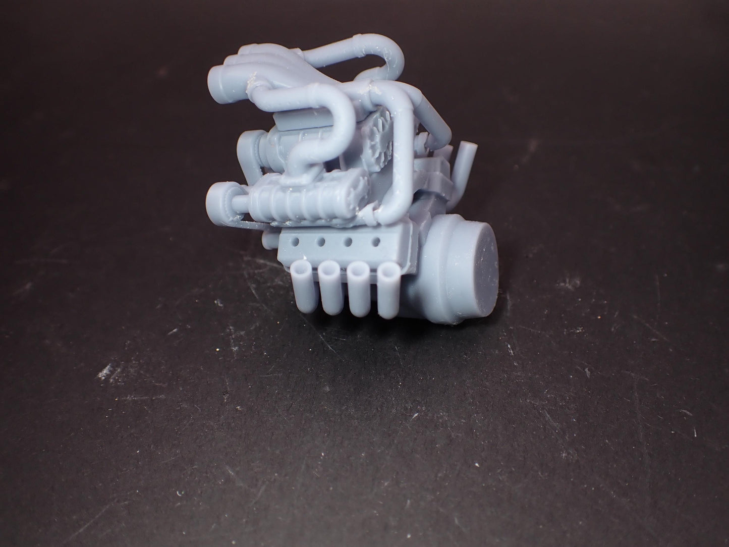Triple Supercharged Engine 1/24 1/25 3D Printed