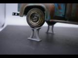 car stands for diorama car show 3d printed