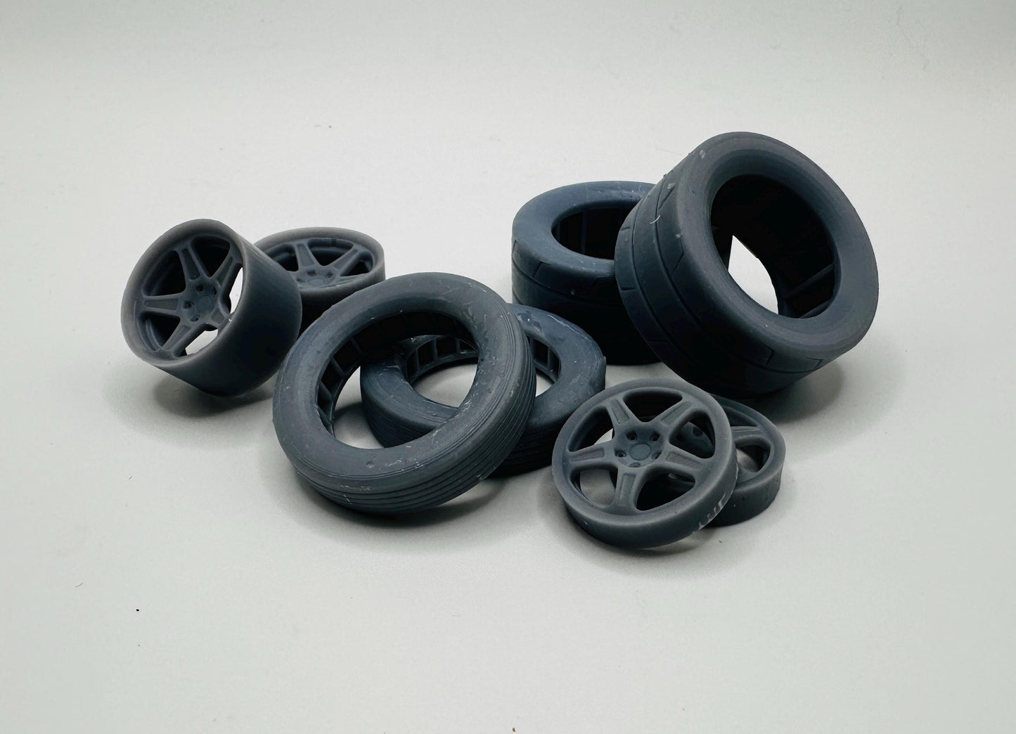 1/25 3d printed Dodge Demon wheels and tires