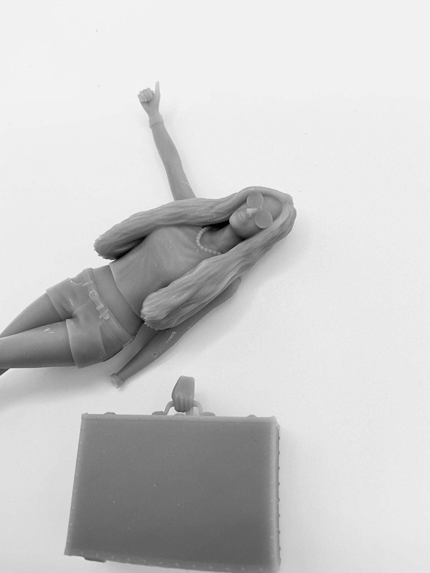 1/25 scale hitchhiker for model car 3d