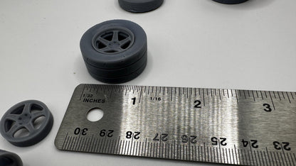 1/25 3d printed Dodge Demon wheels and tires