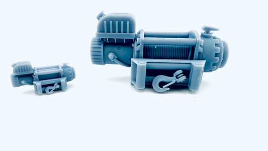 1/10 scale winch 3d printed